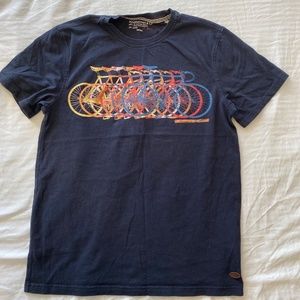 Hammond & Co. Navy T-shirt with Bicycles
